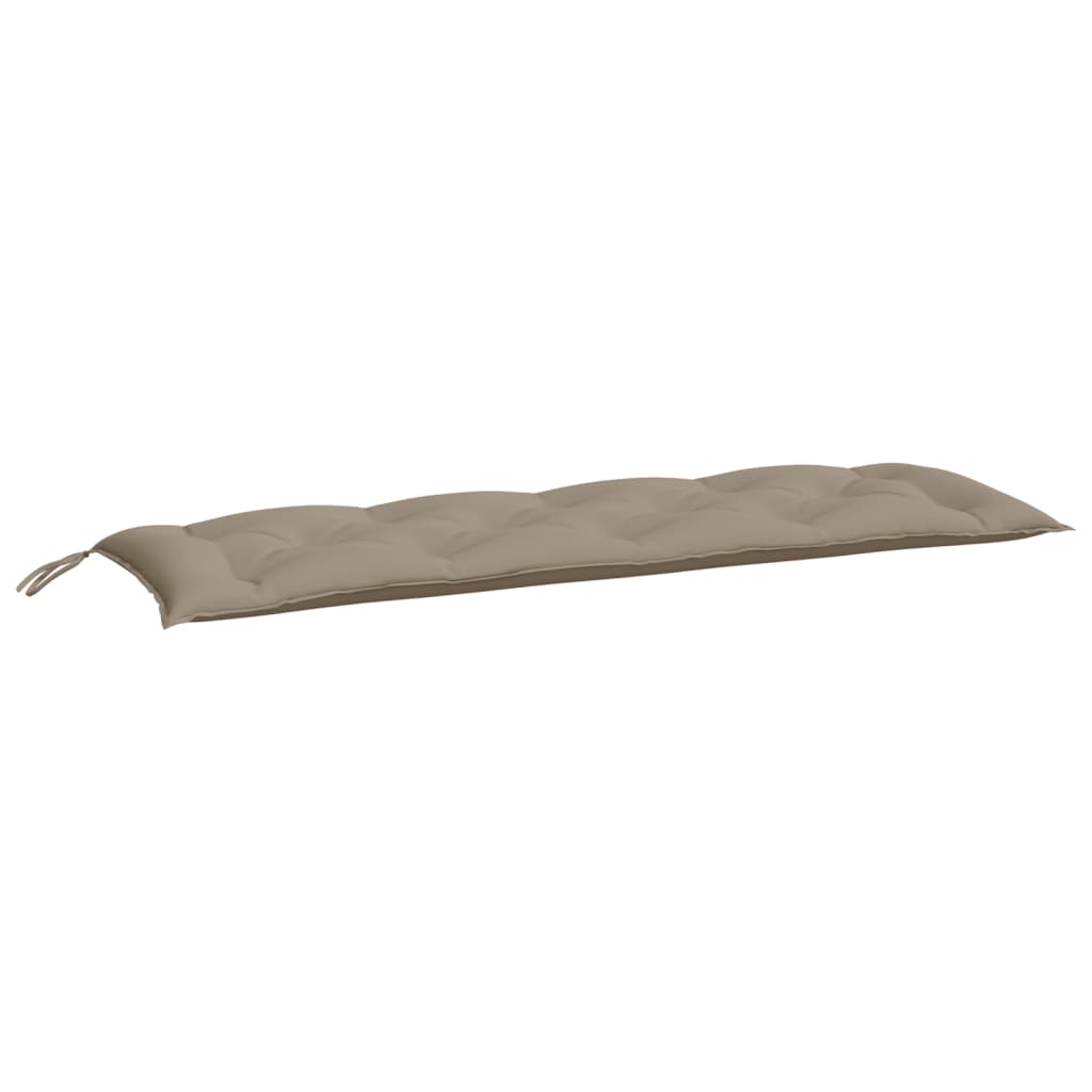 Μαξιλάρια Πάγκου Κήπου 2 τεμ. Taupe 150x50x7cm Ύφασμα Oxford