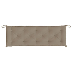 Μαξιλάρια Πάγκου Κήπου 2 τεμ. Taupe 150x50x7cm Ύφασμα Oxford