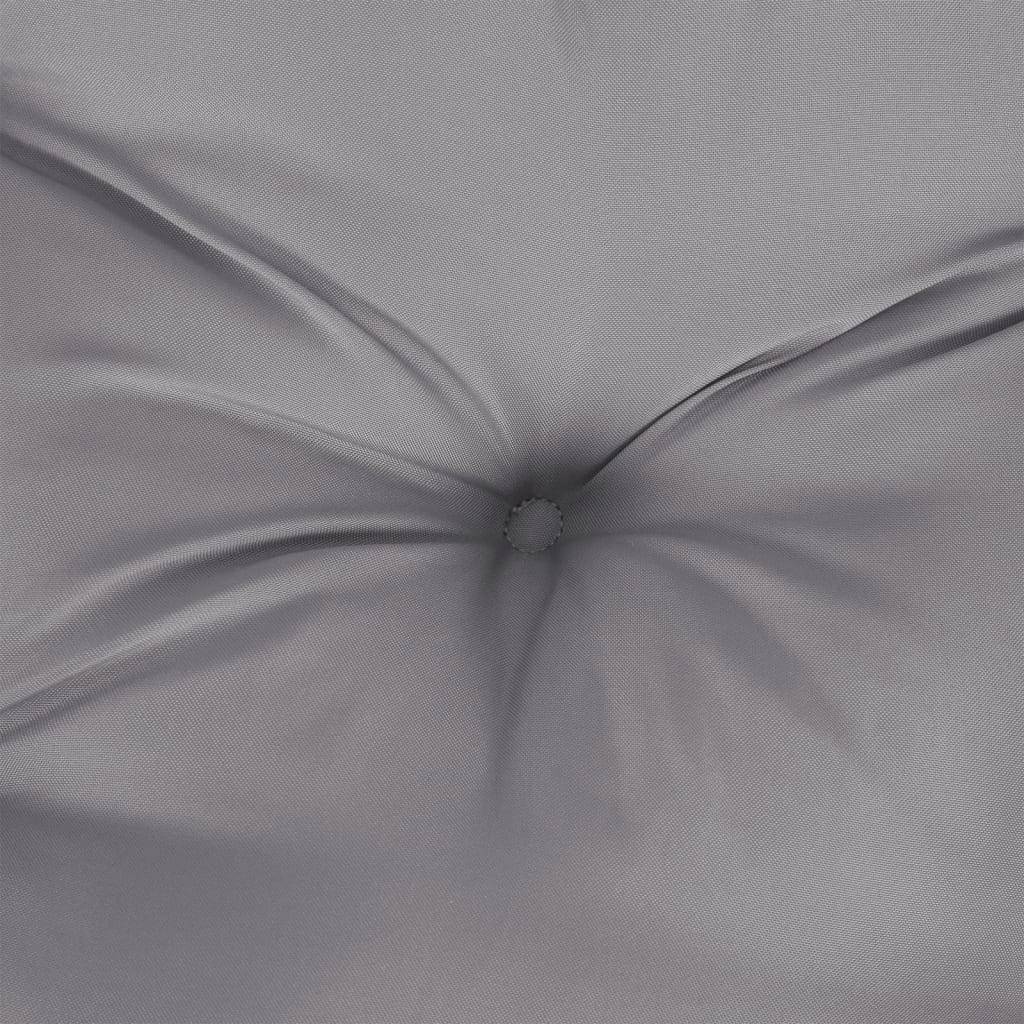Μαξιλάρια Πάγκου Κήπου 2 τεμ. Γκρι 180x50x7cm Ύφασμα Oxford
