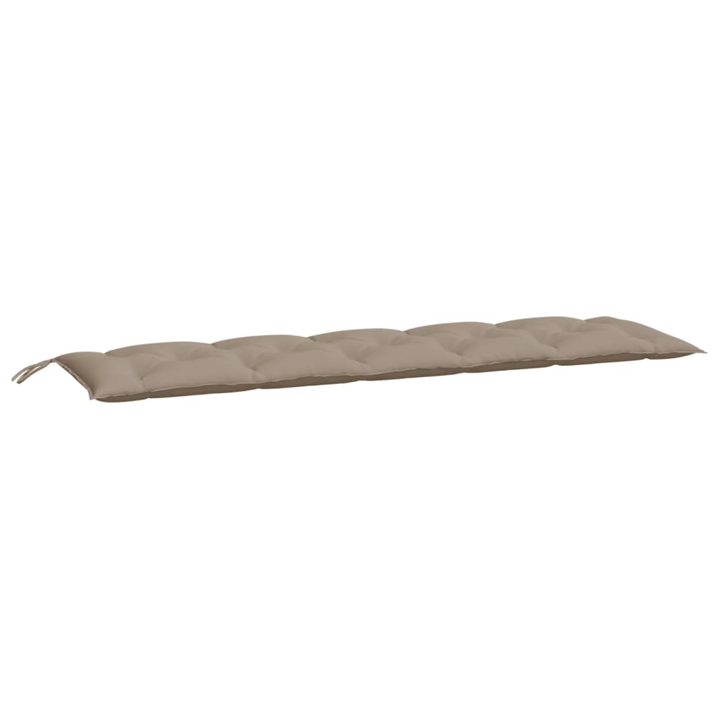 Μαξιλάρια Πάγκου Κήπου 2 τεμ. Taupe 180x50x7cm Ύφασμα Oxford