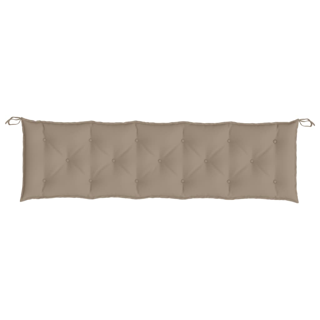 Μαξιλάρια Πάγκου Κήπου 2 τεμ. Taupe 180x50x7cm Ύφασμα Oxford