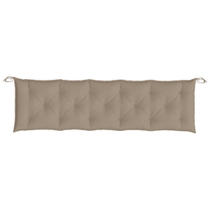 Μαξιλάρια Πάγκου Κήπου 2 τεμ. Taupe 180x50x7cm Ύφασμα Oxford