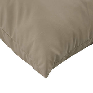 Μαξιλάρια Παλέτας 2 τεμ. Taupe Ύφασμα Oxford