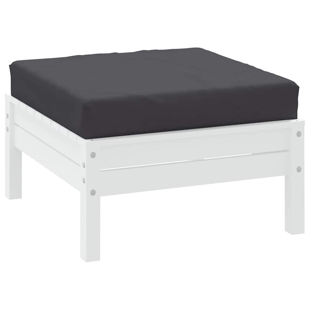 Μαξιλάρι Παλέτας Ανθρακί 60x60x9,5 εκ. Ύφασμα Oxford - Pakobazaar