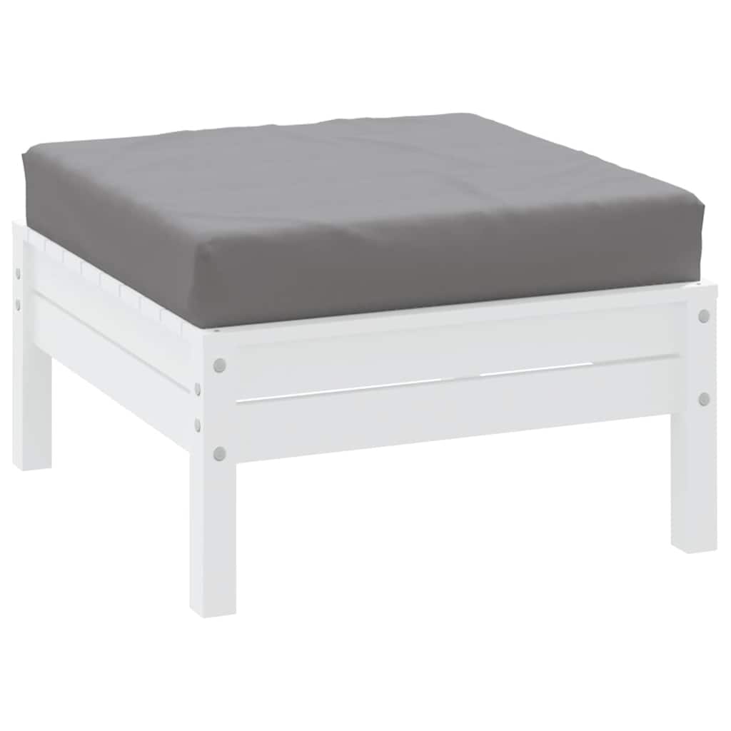 Μαξιλάρι Παλέτας Γκρι 60x60x9,5 εκ. Ύφασμα Oxford - Pakobazaar