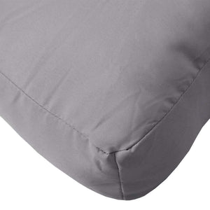 Μαξιλάρι Παλέτας Γκρι 60x60x9,5 εκ. Ύφασμα Oxford - Pakobazaar