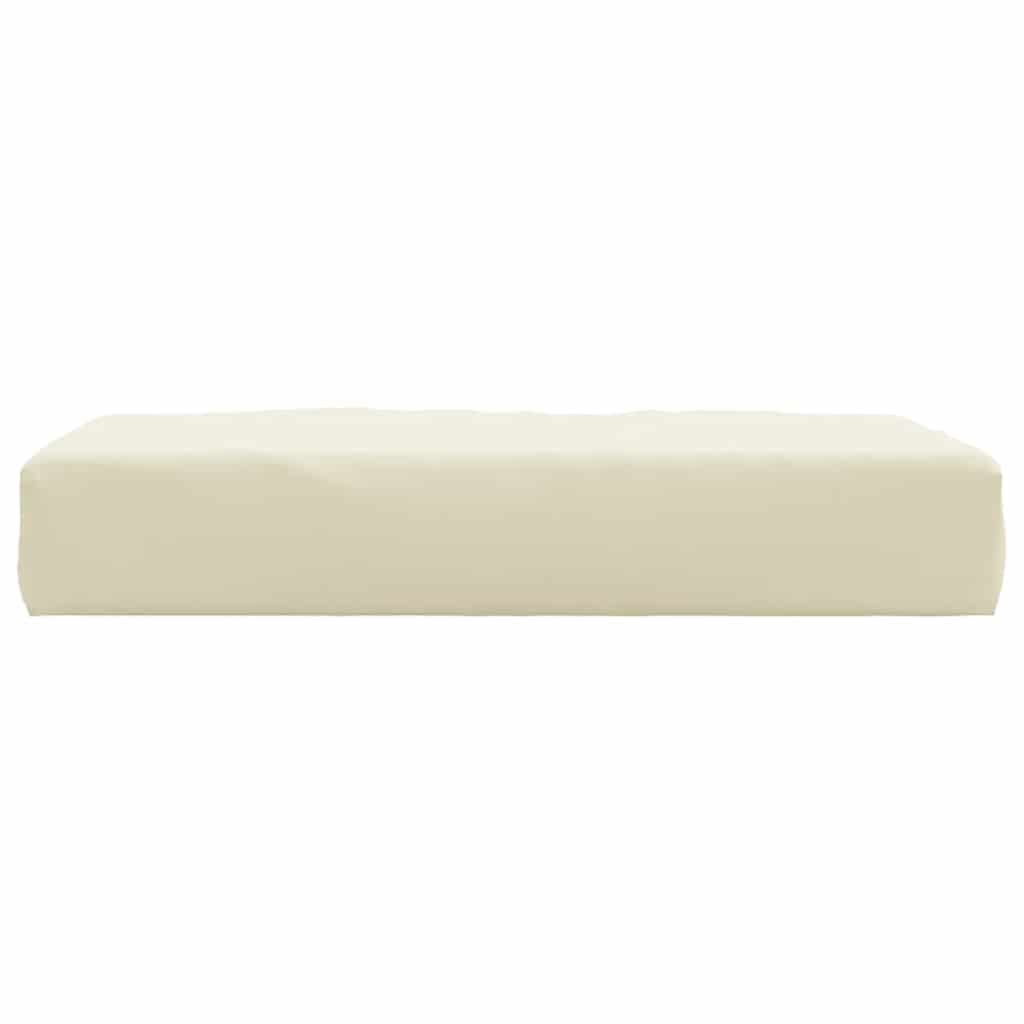 Μαξιλάρι Παλέτας Κρεμ 60x60x9,5 εκ. Ύφασμα Oxford
