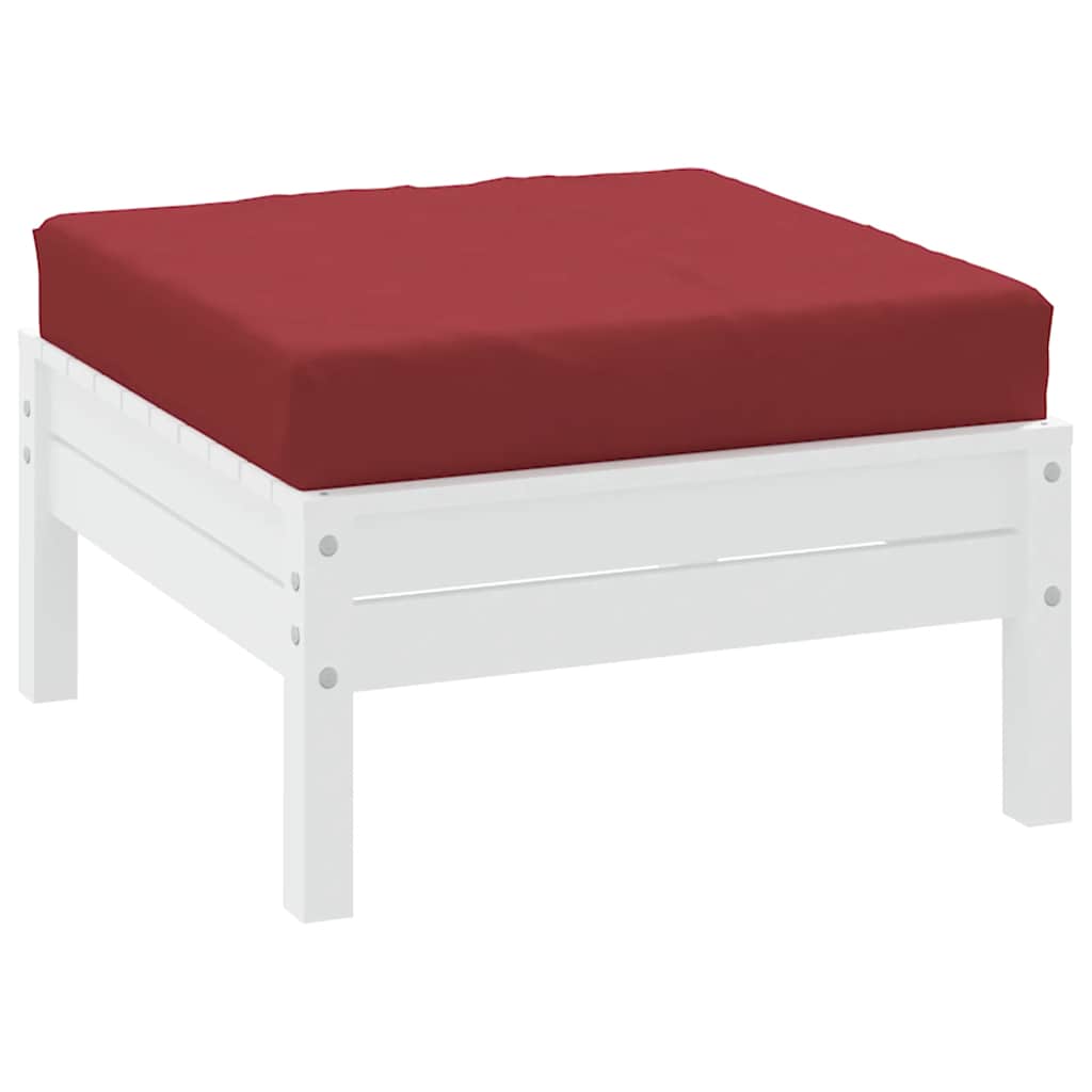 Μαξιλάρι Παλέτας Μπορντό 60x60x9,5 εκ. Ύφασμα Oxford - Pakobazaar