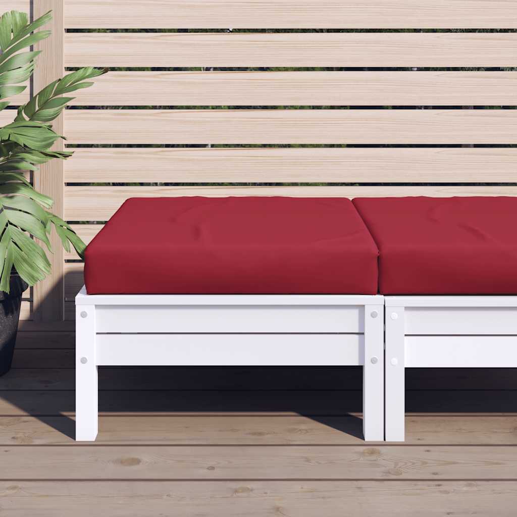 Μαξιλάρι Παλέτας Μπορντό 60x60x9,5 εκ. Ύφασμα Oxford - Pakobazaar