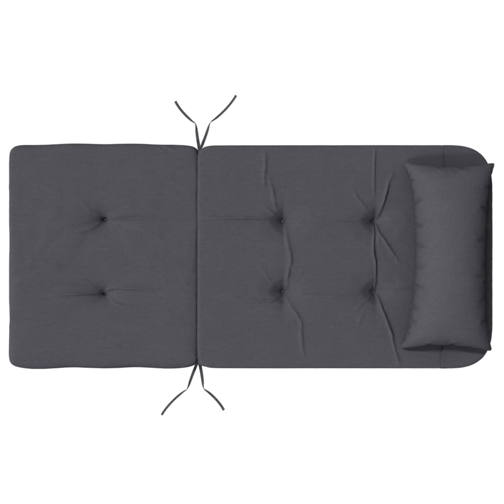 Μαξιλάρια Καρέκλας Adirondack 2 τεμ. Ανθρακί από Ύφασμα Oxford