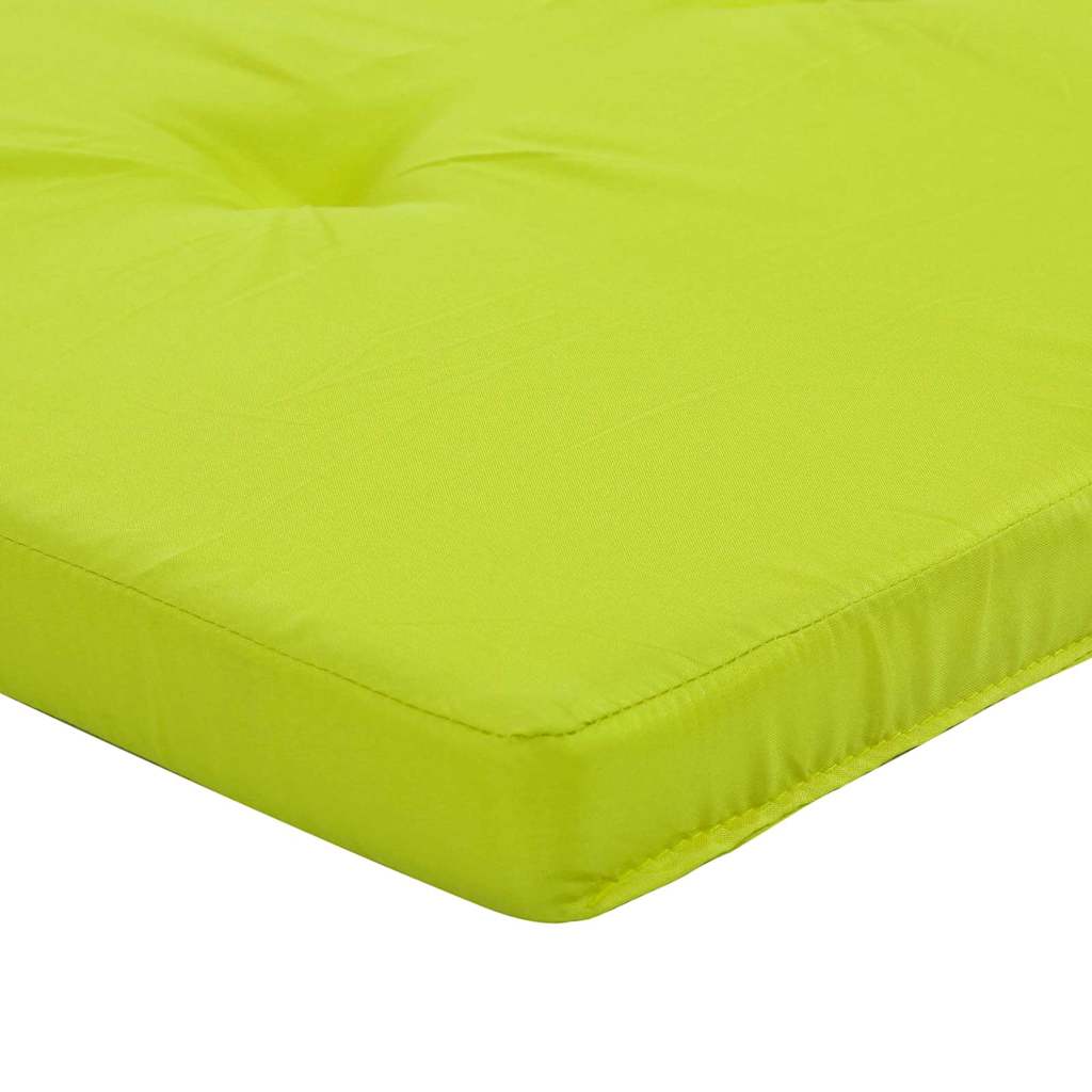 Μαξιλάρια για καρέκλες 2 pcs Φωτεινό Πράσινο 58 x 77 x 4,5 εκ