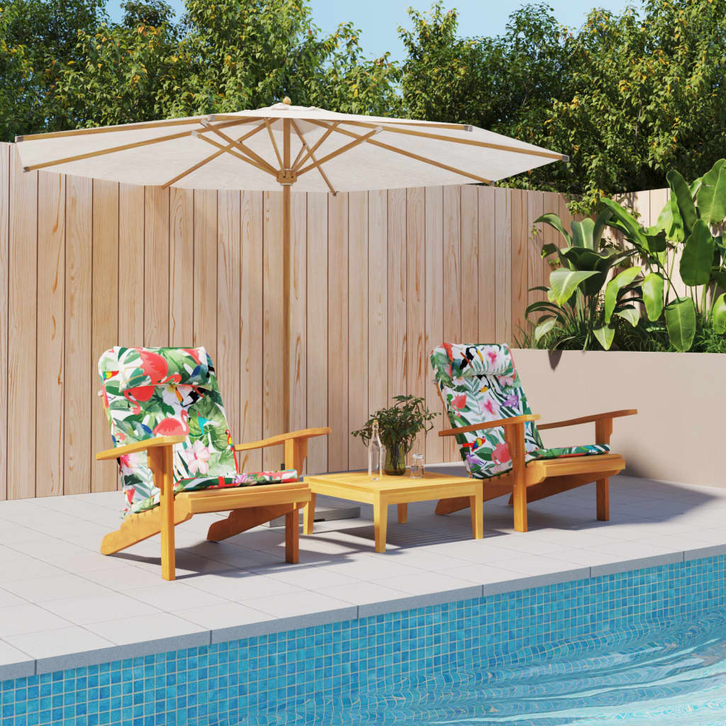 Μαξιλάρια Καρέκλας Adirondack 2 τεμ. Πολύχρωμα Ύφασμα Oxford