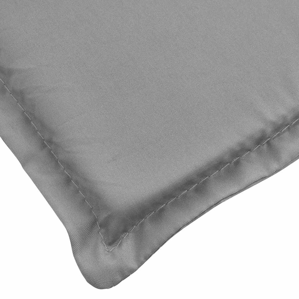 Μαξιλάρι Ξαπλώστρας Γκρι 180x60x4 εκ. από Ύφασμα Oxford