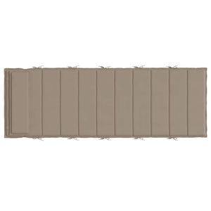 Μαξιλάρι Ξαπλώστρας Taupe 180x60x4 εκ. από Ύφασμα Oxford