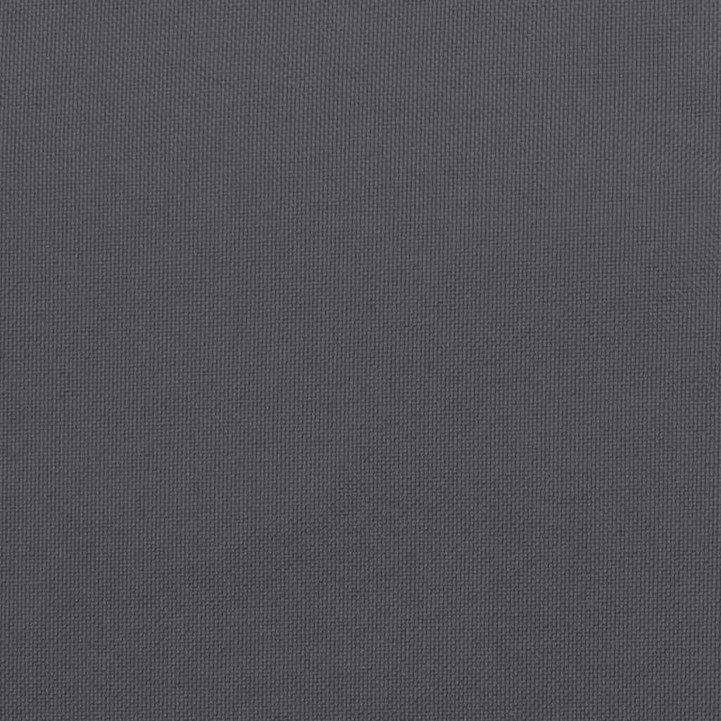 Μαξιλάρια Καρέκλας με Πλάτη 4 τεμ. Ανθρακί από Ύφασμα Oxford