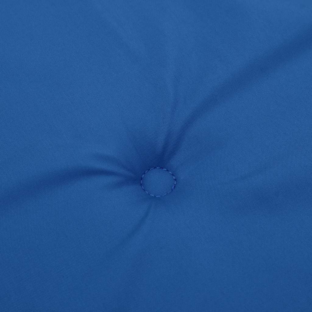 Μαξιλάρια Καρέκλας με Πλάτη 4 τεμ. Μπλε Ρουά από Ύφασμα Oxford