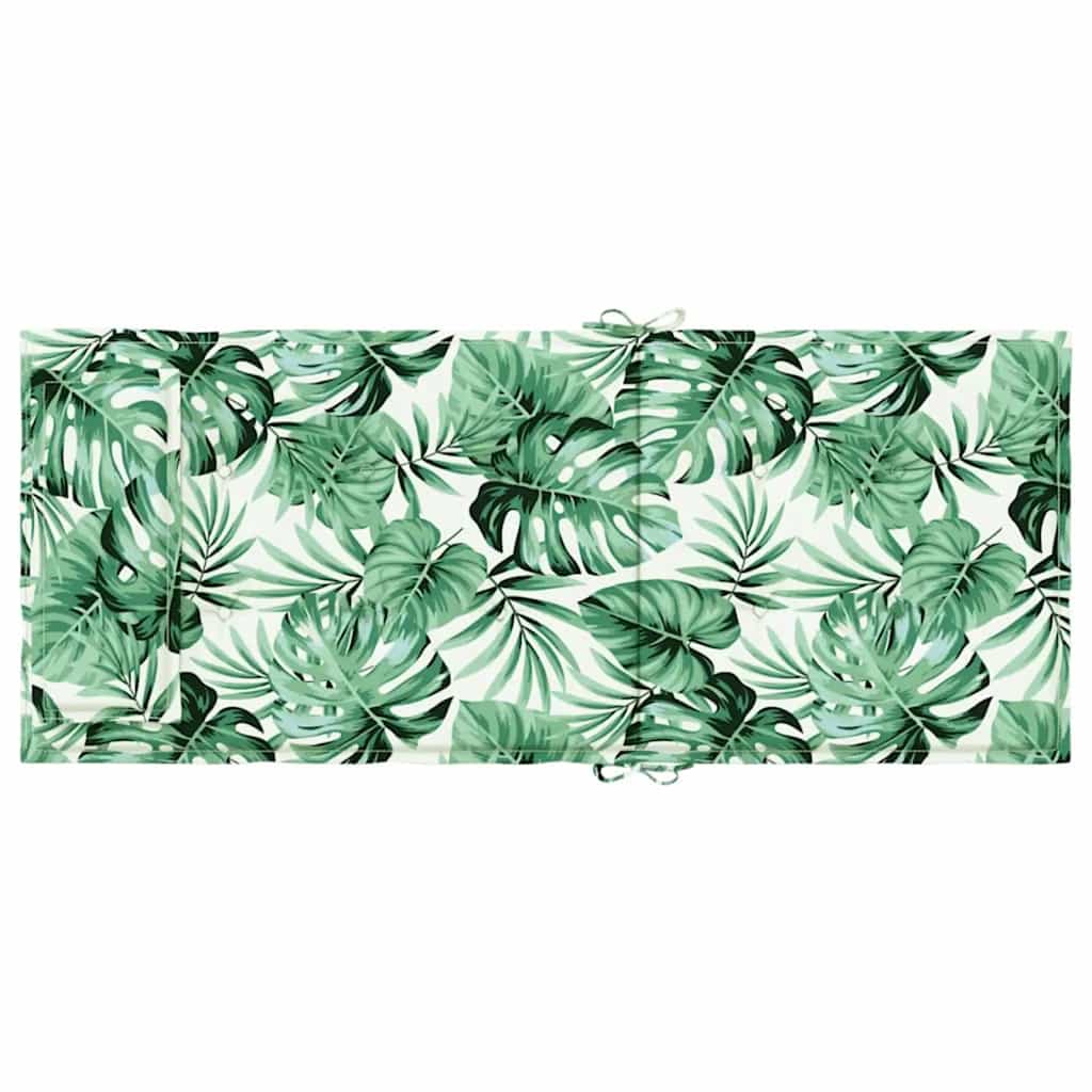 Μαξιλάρια Καρέκλας με Ψηλή Πλάτη 4 τεμ. Σχ. Φύλλα Ύφασμα Oxford - Pakobazaar
