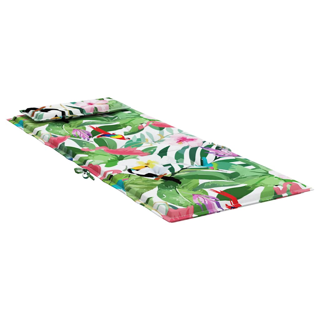 Μαξιλάρια Καρέκλας με Ψηλή Πλάτη 2 τεμ. Πολύχρωμα Ύφασμα Oxford