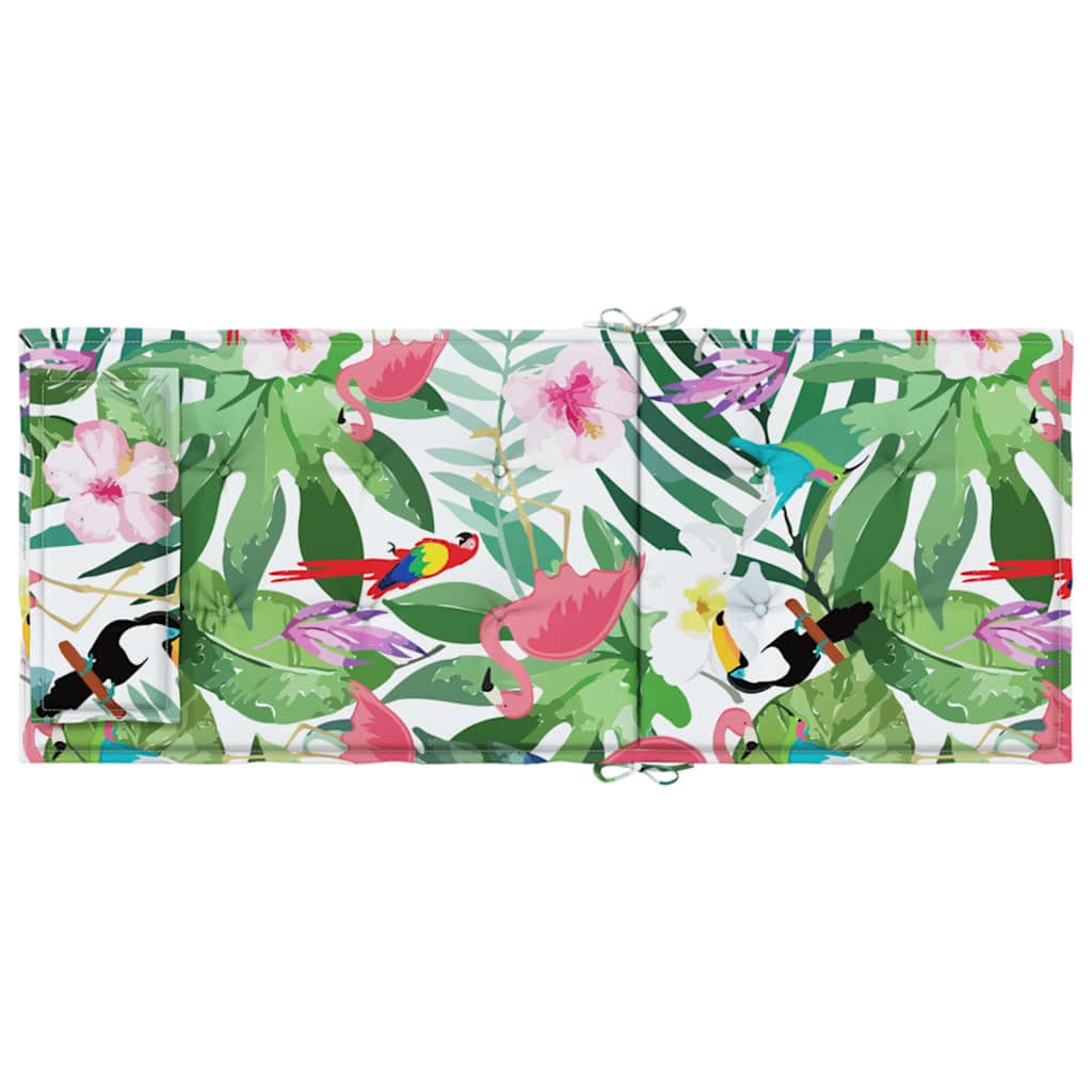 Μαξιλάρια Καρέκλας με Ψηλή Πλάτη 2 τεμ. Πολύχρωμα Ύφασμα Oxford