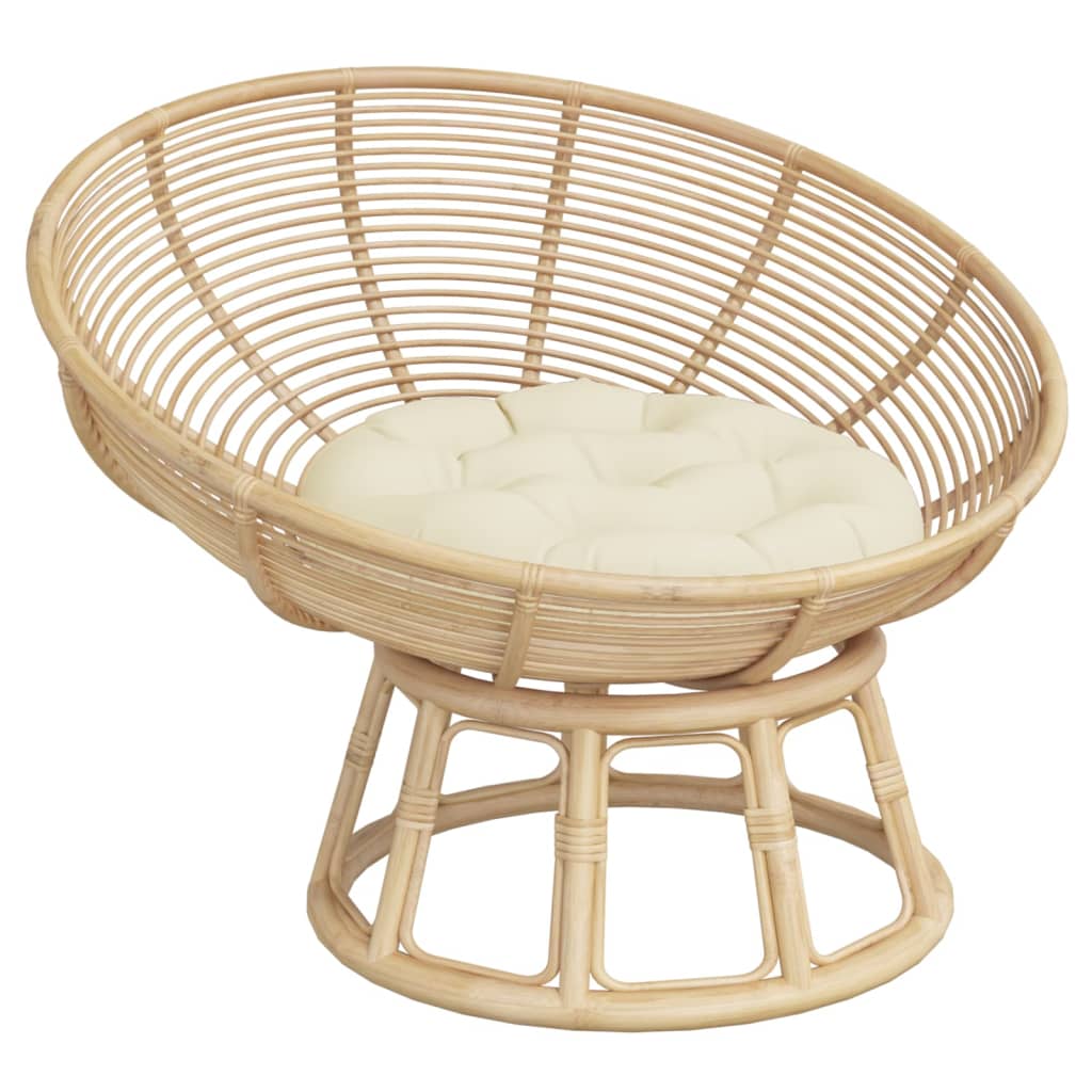 Μαξιλάρι Στρογγυλό Κρεμ Ø 60 x 11 εκ. από Ύφασμα Oxford - Pakobazaar