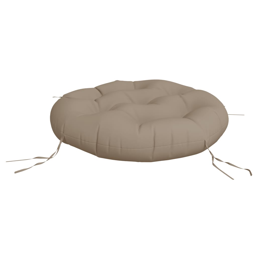 Μαξιλάρι Στρογγυλό Taupe Ø 60 x 11 εκ. από Ύφασμα Oxford - Pakobazaar