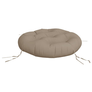 Μαξιλάρι Στρογγυλό Taupe Ø 60 x 11 εκ. από Ύφασμα Oxford - Pakobazaar