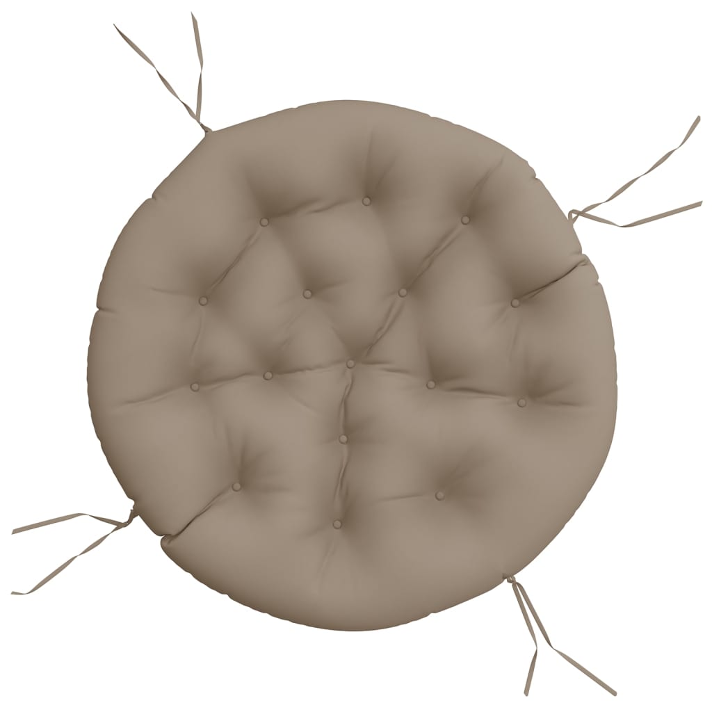Μαξιλάρι Στρογγυλό Taupe Ø 100 x 11 εκ. από Ύφασμα Oxford - Pakobazaar