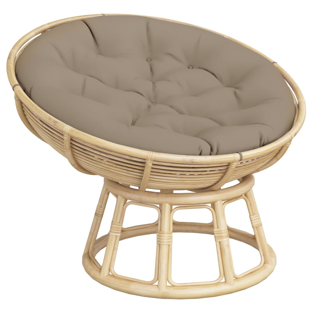 Μαξιλάρι Στρογγυλό Taupe Ø 100 x 11 εκ. από Ύφασμα Oxford - Pakobazaar