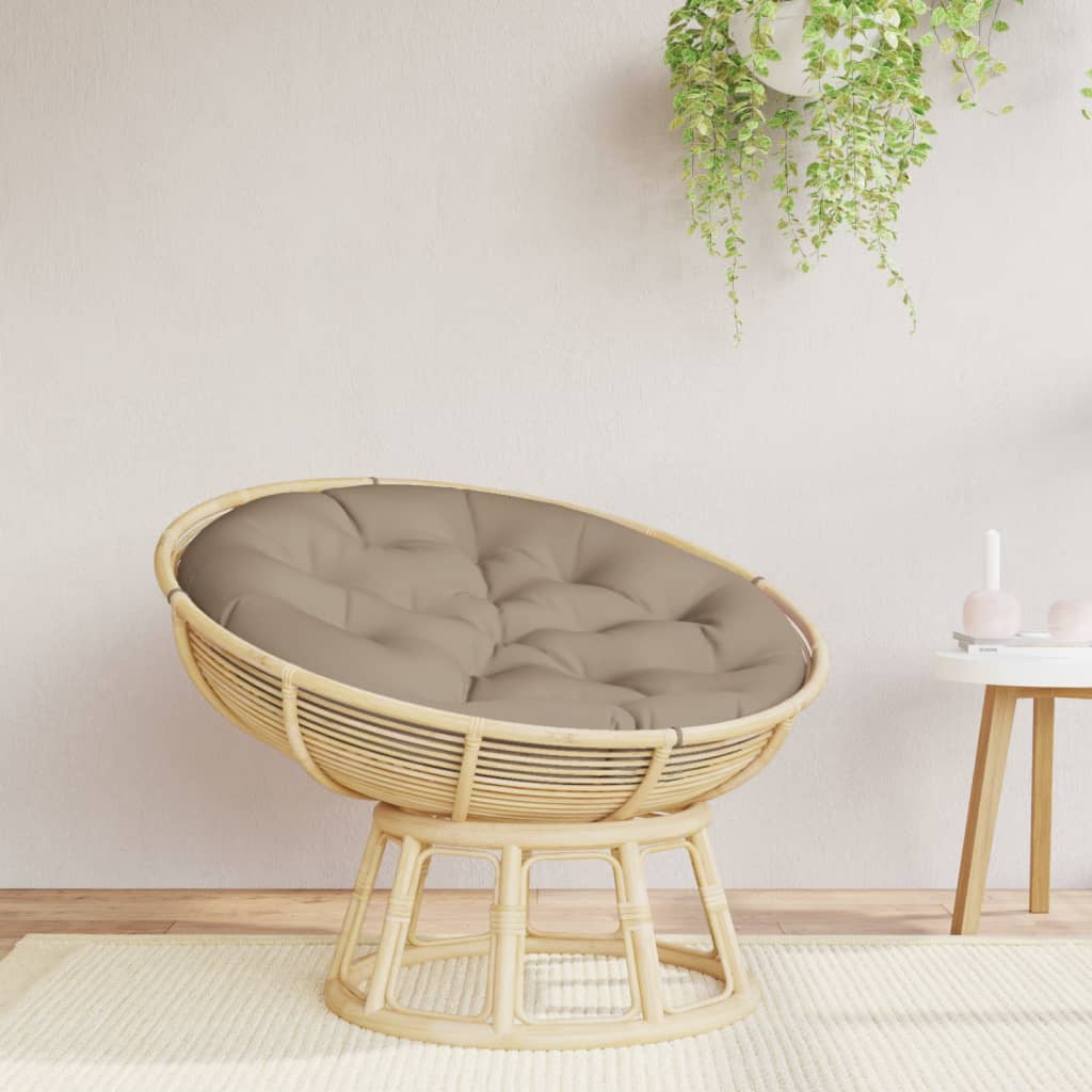 Μαξιλάρι Στρογγυλό Taupe Ø 100 x 11 εκ. από Ύφασμα Oxford - Pakobazaar