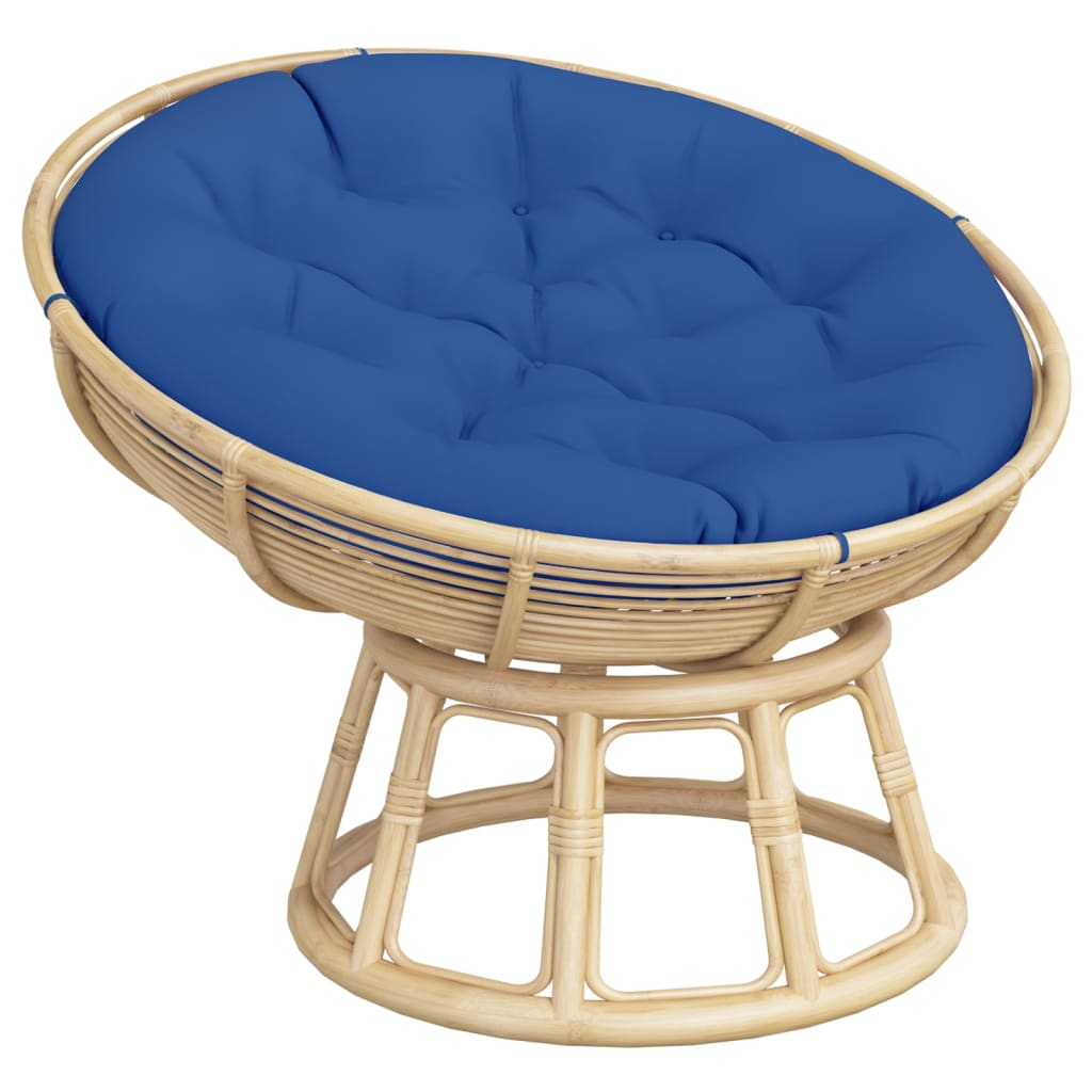 Μαξιλάρι Στρογγυλό Μπλε Ρουά Ø 100 x 11 εκ. από Ύφασμα Oxford - Pakobazaar