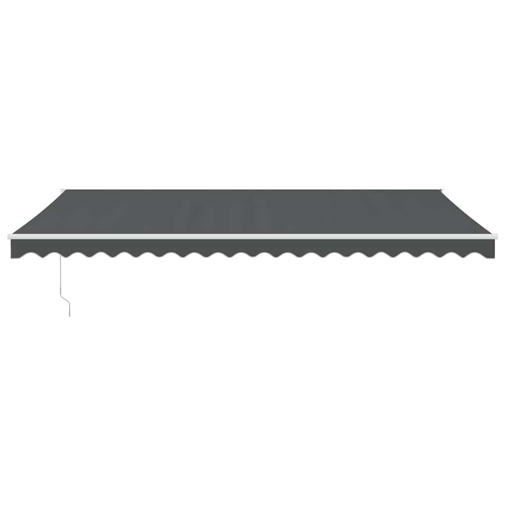 Τέντα Πτυσσόμενη Ανθρακί 5 x 3 μ. Ύφασμα και Αλουμίνιο