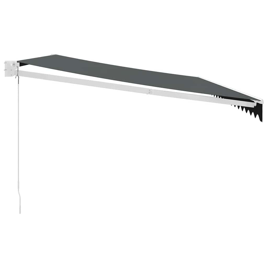 Τέντα Πτυσσόμενη Ανθρακί 5 x 3 μ. Ύφασμα και Αλουμίνιο