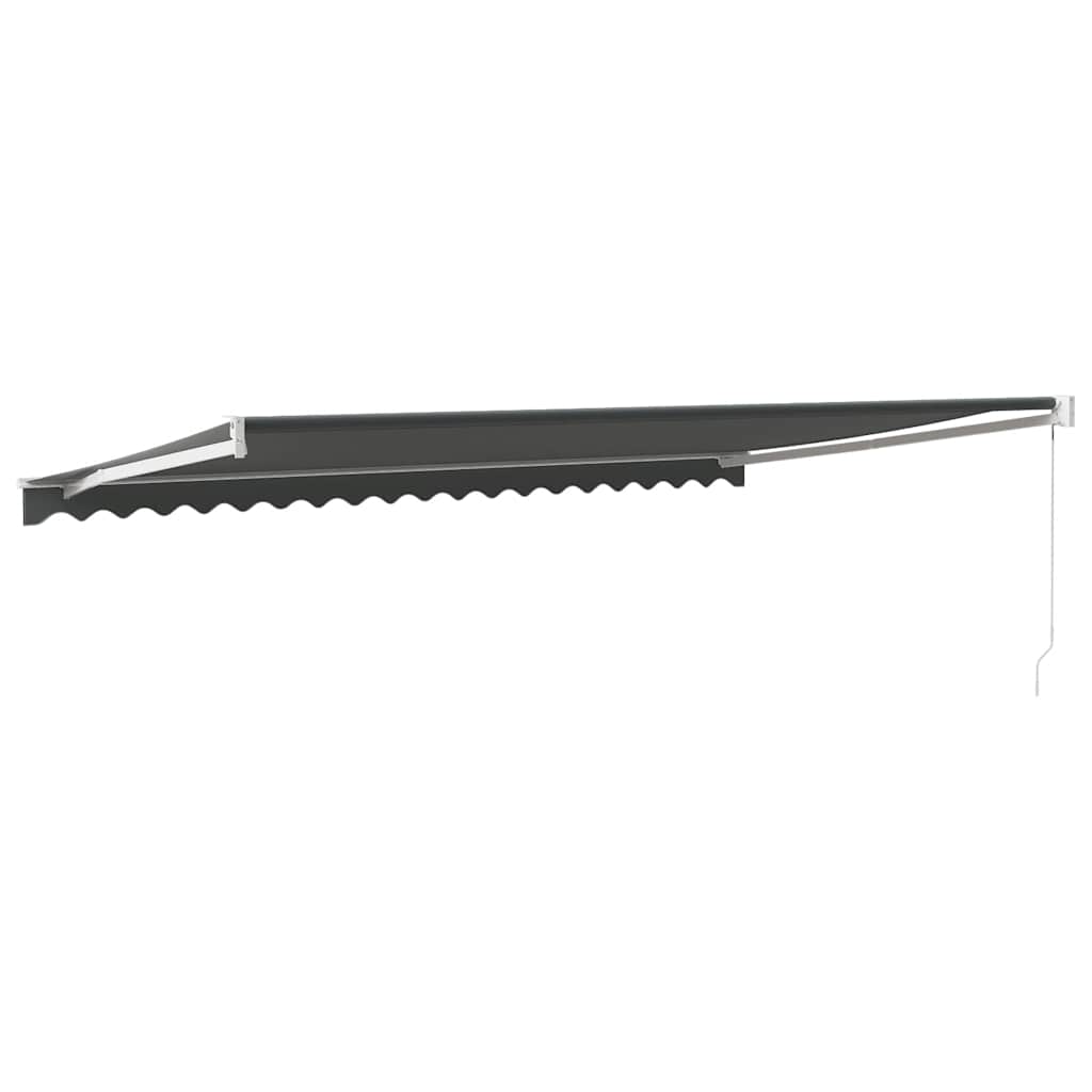 Τέντα Πτυσσόμενη Ανθρακί 5 x 3 μ. Ύφασμα και Αλουμίνιο