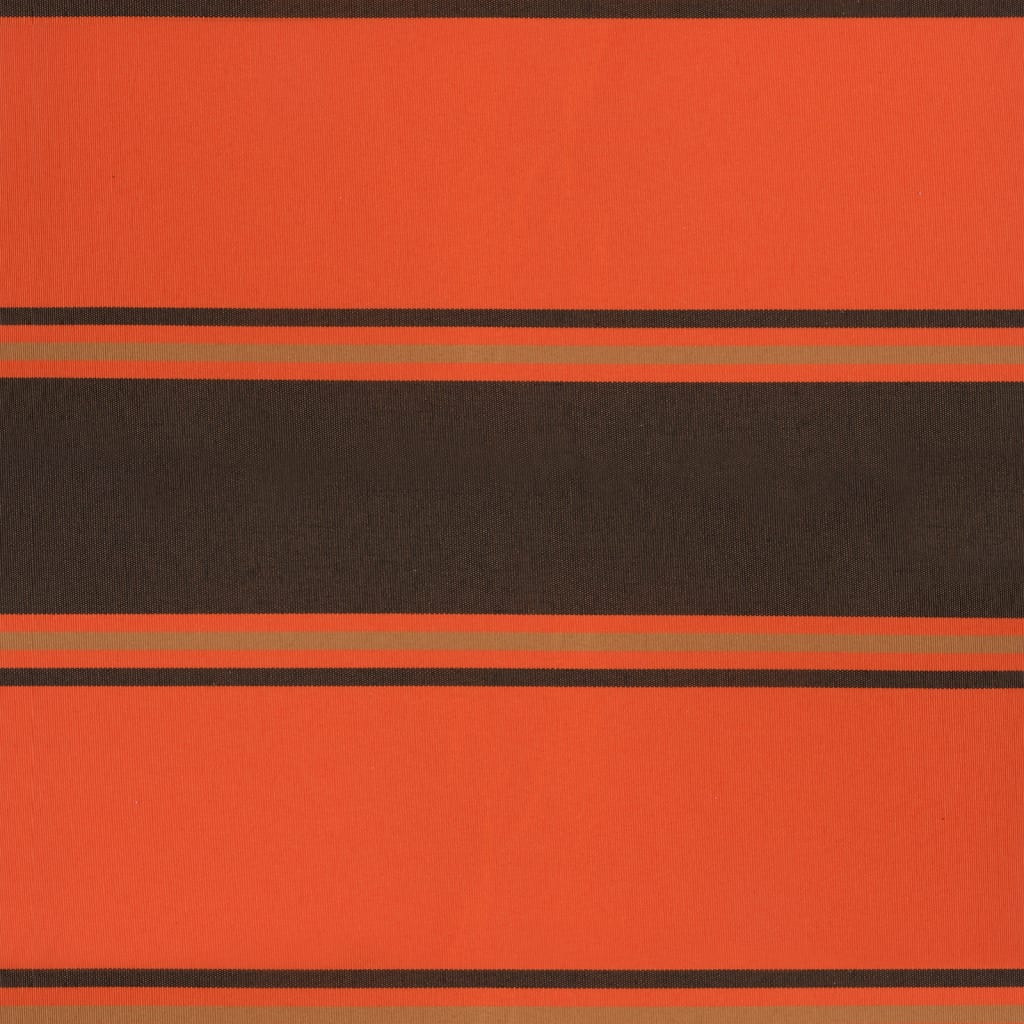 Τέντα Πτυσσόμενη Πορτοκαλί/Καφέ 4,5 x 3 μ. Ύφασμα και Αλουμίνιο - Pakobazaar