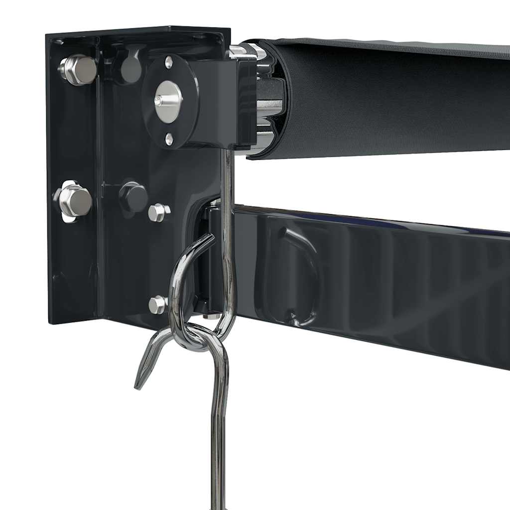 Τέντα Πτυσσόμενη Ανθρακί 5 x 3 μ. Ύφασμα και Αλουμίνιο