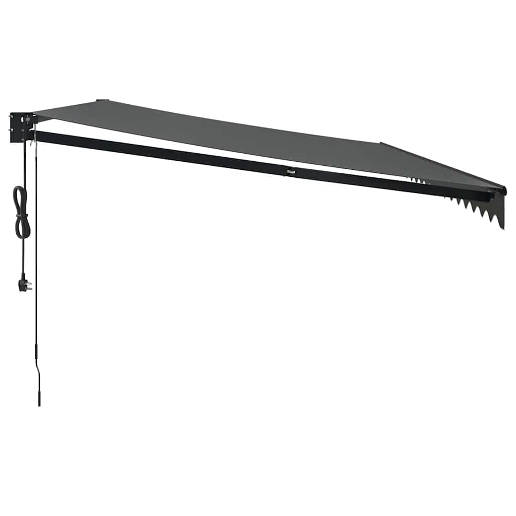 Τέντα Πτυσσόμενη Αυτόματη Ανθρακί 5 x 3 μ.