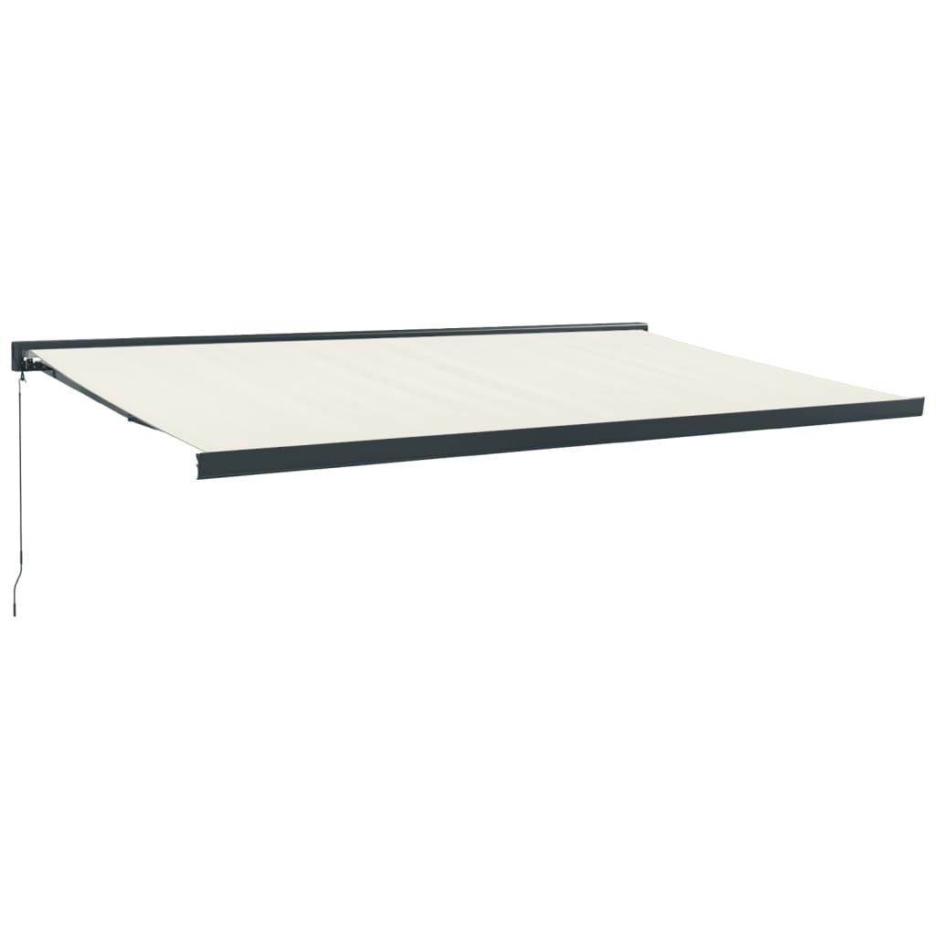 Τέντα Πτυσσόμενη Κρεμ 5 x 3 μ. Ύφασμα και Αλουμίνιο