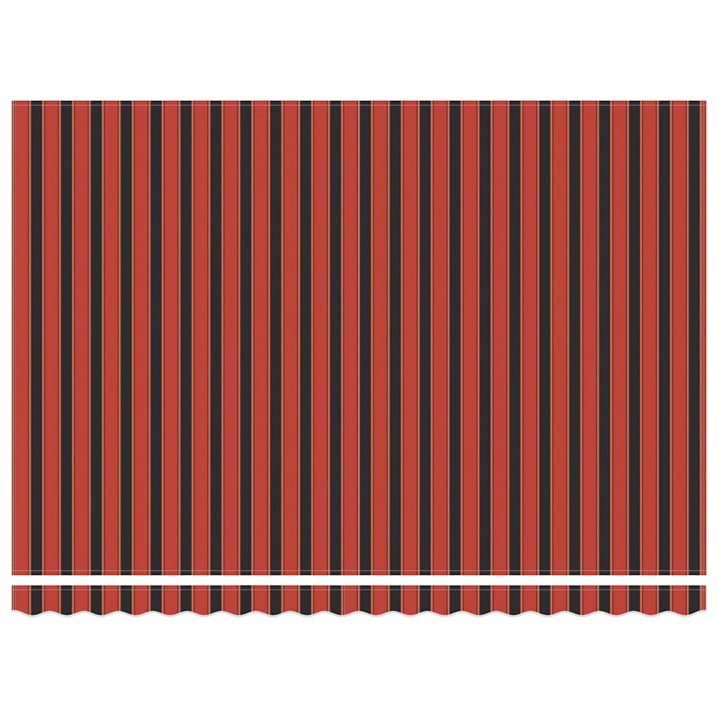 Τέντα Πτυσσόμενη Πορτοκαλί/Καφέ 4 x 3 μ. Ύφασμα και Αλουμίνιο