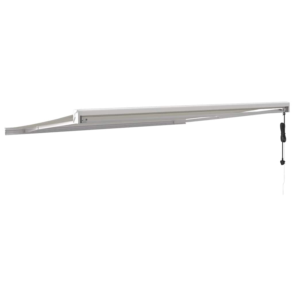 Τέντα Πτυσσόμενη Κρεμ 4,5 x 3 μ. Ύφασμα και Αλουμίνιο - Pakobazaar