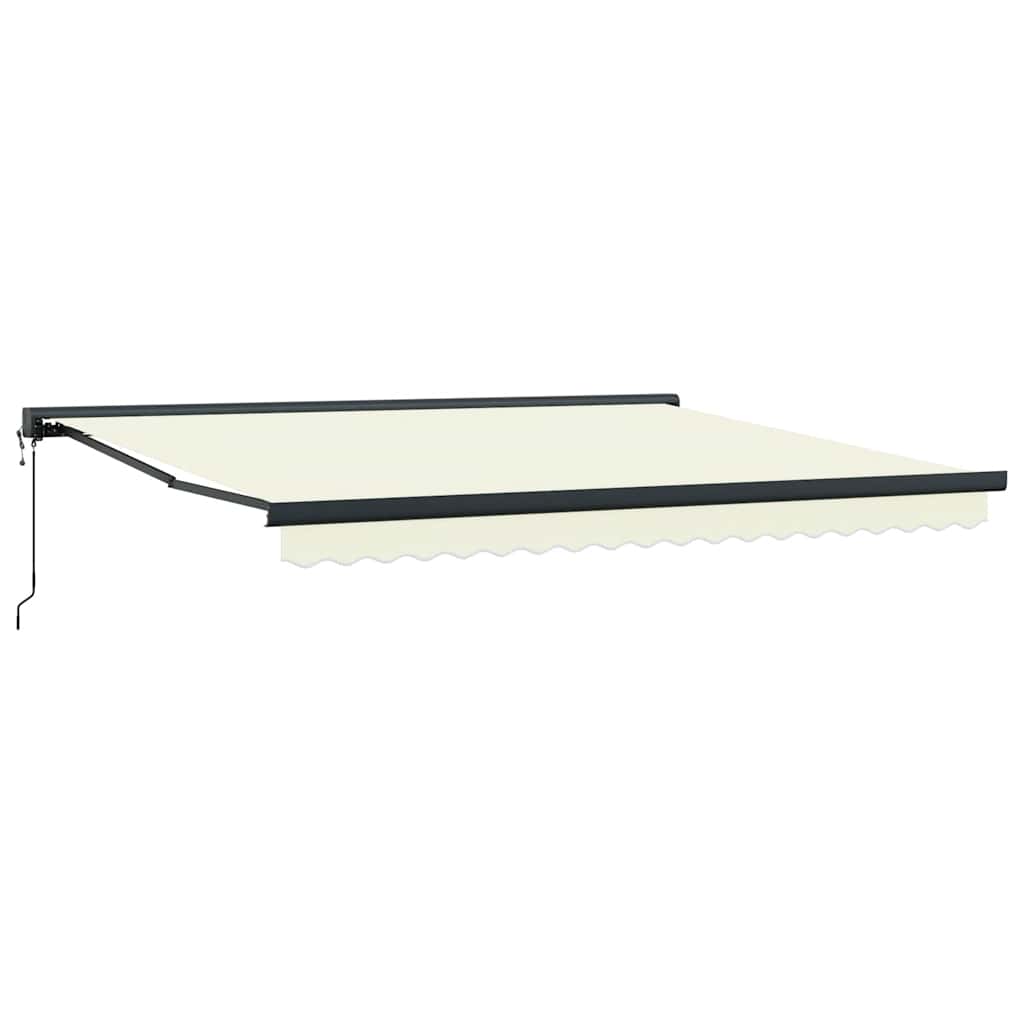 Τέντα Πτυσσόμενη Κρεμ 4 x 3 μ. από Ύφασμα και Αλουμίνιο