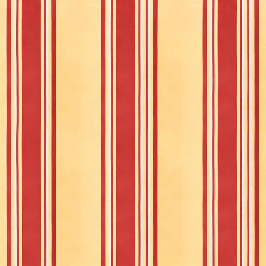 Τέντα Πτυσσόμενη Κίτρινη/Λευκή 3,5 x 2,5 μ. Ύφασμα / Αλουμίνιο