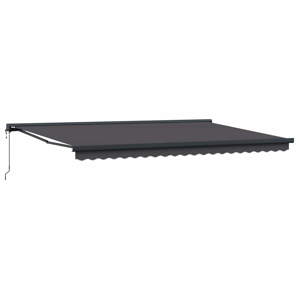 Αναδιπλούμενη τέντα Ανθρακί με Ανθρακί Κάδρο 500 x 300 εκ