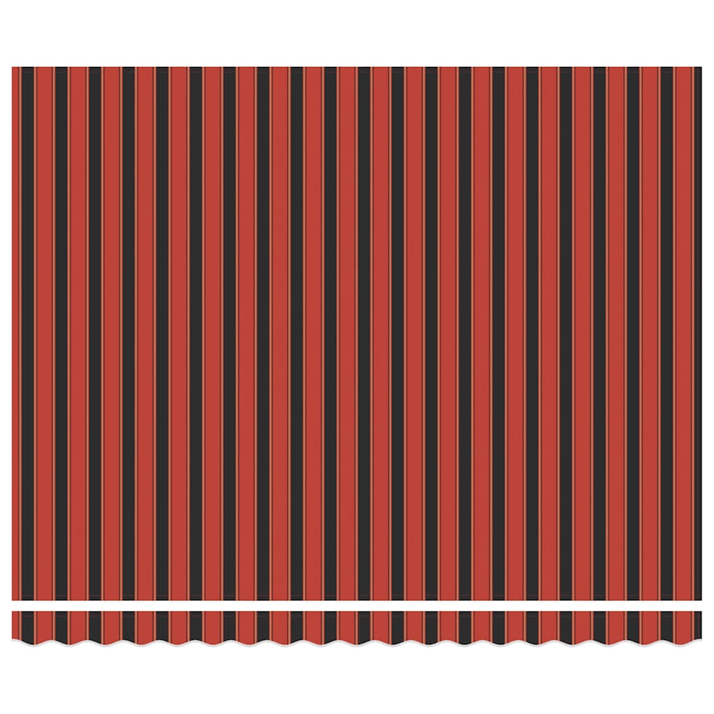 Τέντα Πτυσσόμενη Πορτοκαλί / Καφέ 4 x 3 μ. Ύφασμα / Αλουμίνιο