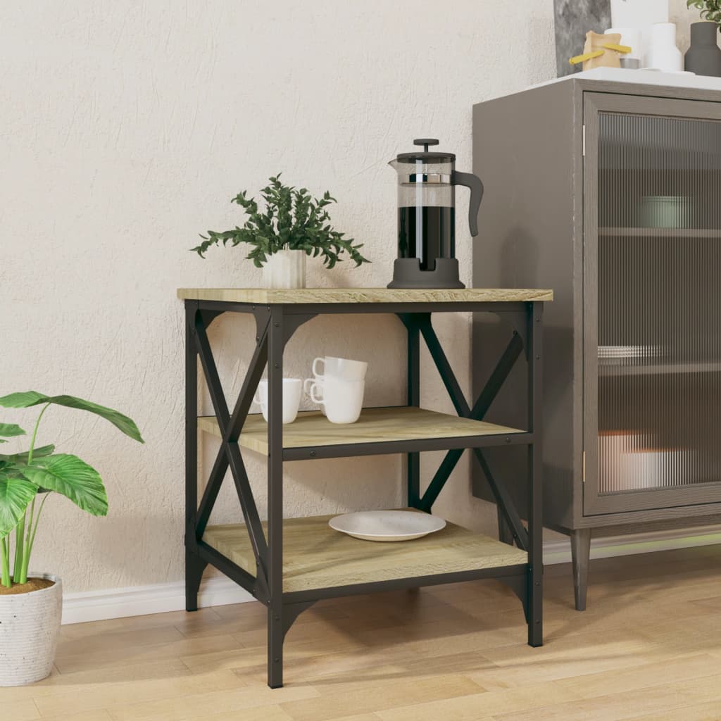 Βοηθητικό Τραπέζι Sonoma Δρυς 40x42x50 εκ. Επεξεργασμένο Ξύλο