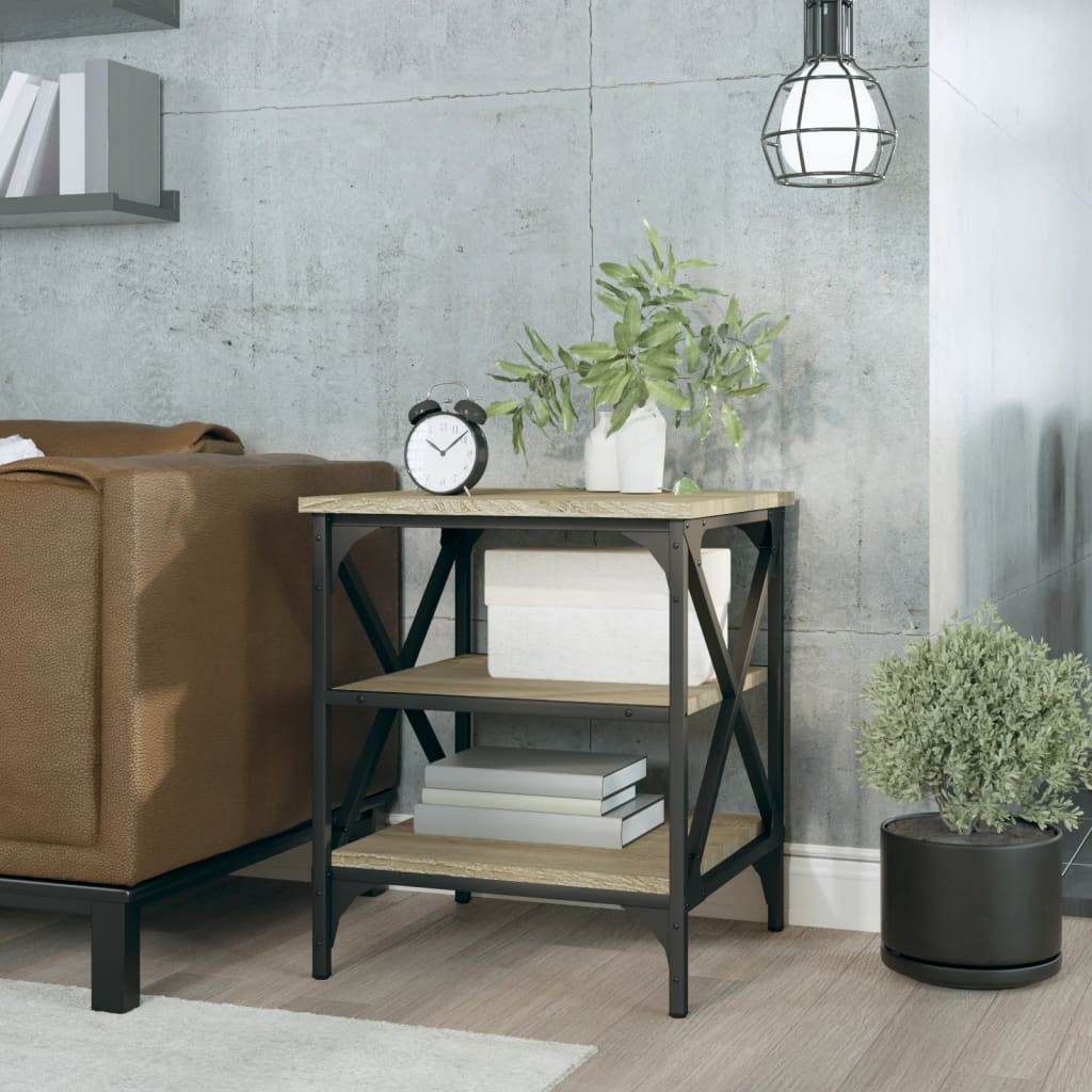Βοηθητικό Τραπέζι Sonoma Δρυς 40x42x50 εκ. Επεξεργασμένο Ξύλο