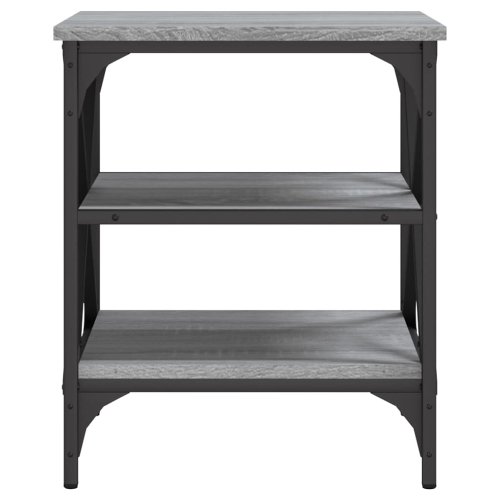 Βοηθητικό Τραπέζι Γκρι Sonoma 40x42x50 εκ. Επεξεργασμένο Ξύλο - Pakobazaar