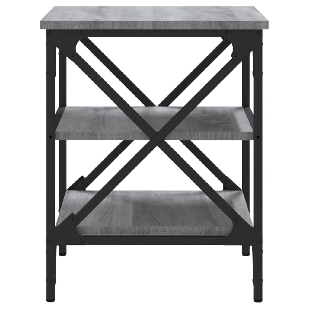 Βοηθητικό Τραπέζι Γκρι Sonoma 40x42x50 εκ. Επεξεργασμένο Ξύλο - Pakobazaar