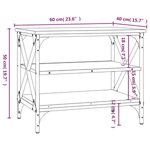 Έπιπλο Τηλεόρασης Μαύρο 60 x 40 x 50 εκ. Επεξεργασμένο Ξύλο - Pakobazaar
