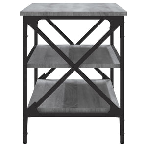 Έπιπλο Τηλεόρασης Γκρι Sonoma 80x40x50 εκ. από Επεξεργ. Ξύλο