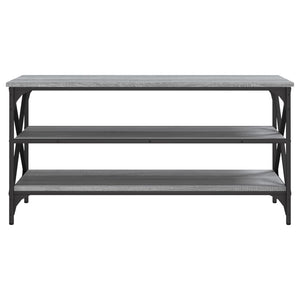 Έπιπλο Τηλεόρασης Γκρι Sonoma 100x40x50 εκ. από Επεξεργ. Ξύλο